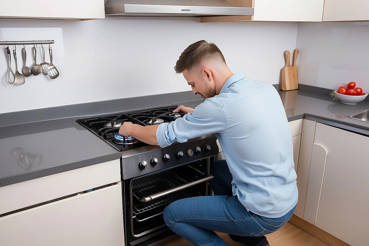 main repairing cooktop