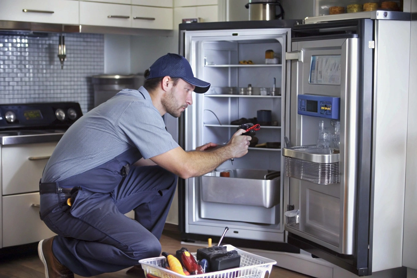 refrigerator-door-seal-replacement-technician